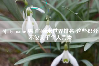 商洛男子5000米世界排名-这些积分不仅关乎个人荣誉