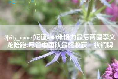 商洛短道5000米接力最后两圈李文龙陪跑-尽管中国队最终收获一枚铜牌