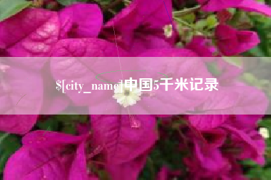 商洛中国5千米记录