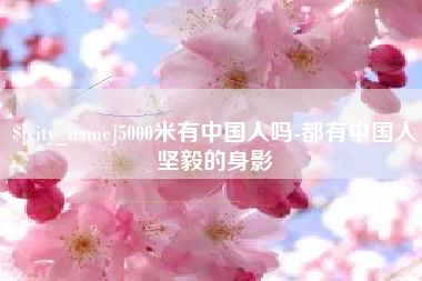商洛5000米有中国人吗-都有中国人坚毅的身影