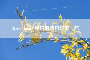 商洛我国消防日是哪一号
