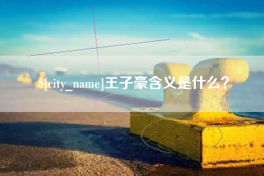 商洛王子豪含义是什么？