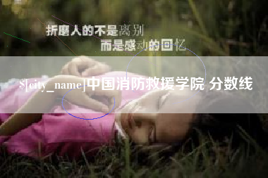 商洛中国消防救援学院 分数线