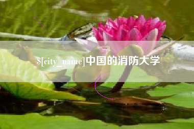 商洛中国的消防大学