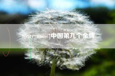 商洛中国第九个金牌