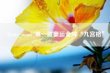 商洛第一波奥运金牌“九宫格”