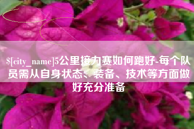 商洛5公里接力赛如何跑好-每个队员需从自身状态、装备、技术等方面做好充分准备