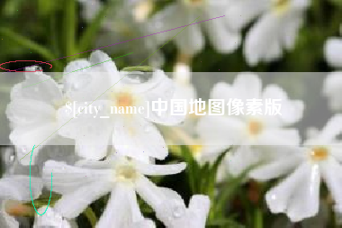商洛中国地图像素版