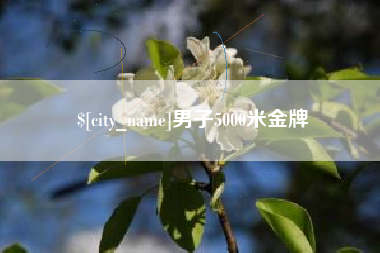 商洛男子5000米金牌