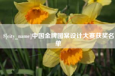 商洛中国金牌图案设计大赛获奖名单