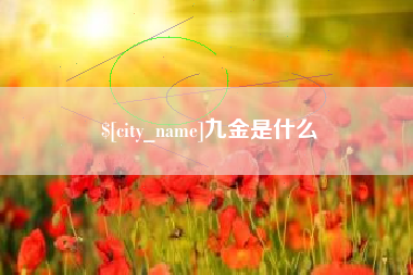 商洛九金是什么