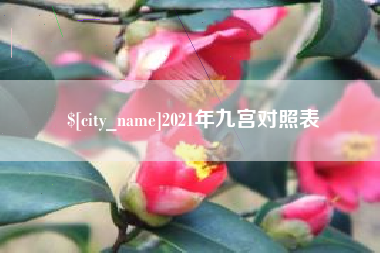 商洛2021年九宫对照表