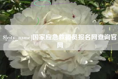 商洛国家应急救援员报名网查询官网