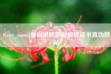 商洛查询消防职业资格证书真伪网站