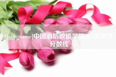 商洛中国消防救援学院2021年招生分数线