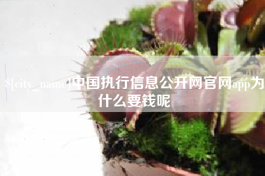 商洛中国执行信息公开网官网app为什么要钱呢