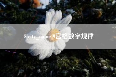 商洛9宫格数字规律
