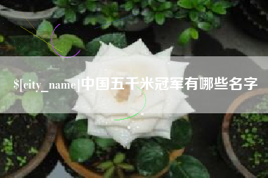 商洛中国五千米冠军有哪些名字