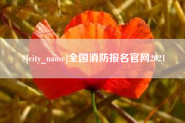 商洛全国消防报名官网2021